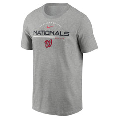 Washington Nationals Nike Team Engineered Performance T-Shirt - Heather Gray T-shirts