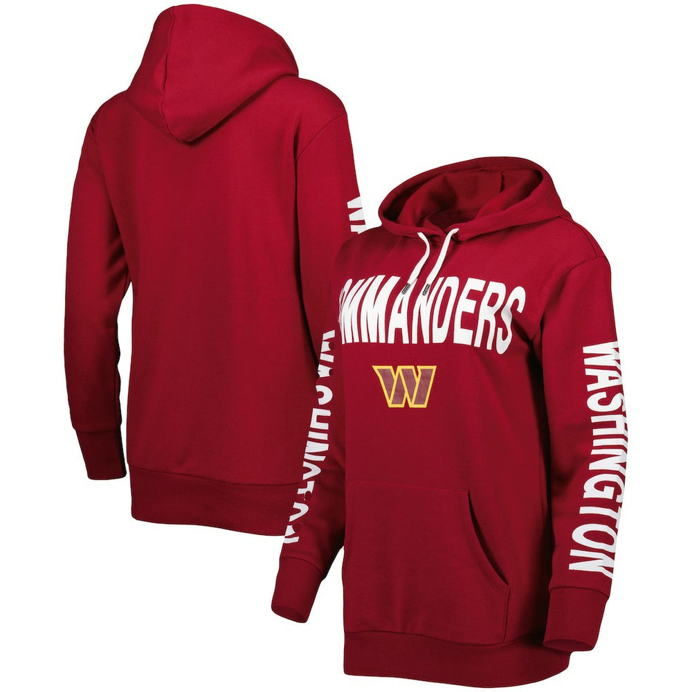Washington Commanders G-III 4Her by Carl Banks Women's Extra Point Pullover Hoodie - Burgundy Hoodies