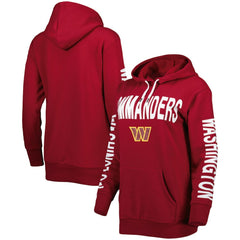 Washington Commanders G-III 4Her by Carl Banks Women's Extra Point Pullover Hoodie - Burgundy Hoodies