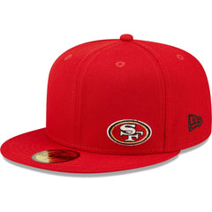 San Francisco 49ers New Era Flawless 59FIFTY Fitted Hat - Scarlet Hats