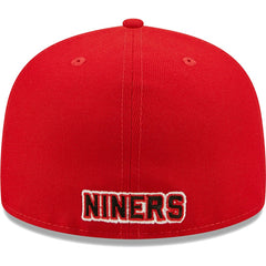 San Francisco 49ers New Era Flawless 59FIFTY Fitted Hat - Scarlet Hats