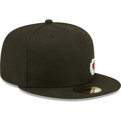 Kansas City Chiefs New Era Flawless 59FIFTY Fitted Hat - Black Hats