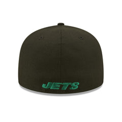 New York Jets New Era Flawless 59FIFTY Fitted Hat - Black Hats