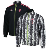 Juventus 2022/23 On-Field Team Logo Anthem Reversible Full-Zip Jacket Black - Adidas on sale