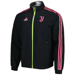 Juventus 2022/23 On-Field Team Logo Anthem Reversible Full-Zip Jacket Black - Adidas on sale