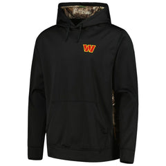 Washington Commanders Dunbrooke Logo Ranger Pullover Hoodie - Black/Realtree Camo Hoodies