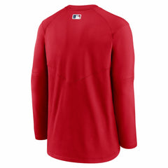 Los Angeles Angels Nike Authentic Collection Logo Performance Long Sleeve T-Shirt - Red T-shirts