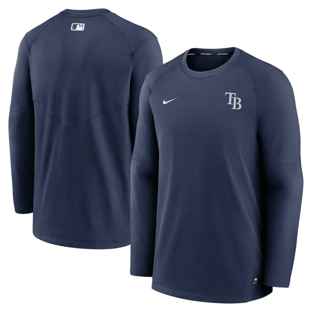 Tampa Bay Rays Nike Authentic Collection Logo Performance Long Sleeve T-Shirt - Navy T-shirts