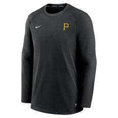 Pittsburgh Pirates Nike Authentic Collection Logo Performance Long Sleeve T-Shirt - Black T-shirts