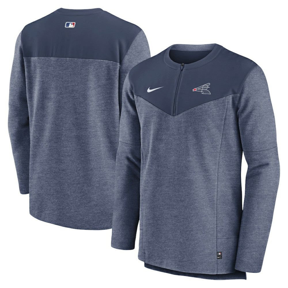 Chicago White Sox Nike Authentic Collection Game Time Performance Half-Zip Top - Navy Tops