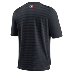 Cleveland Guardians Nike Authentic Collection Pregame Raglan Performance V-Neck T-Shirt - Navy T-shirts