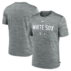 Chicago White Sox Nike Authentic Collection Velocity Performance Practice T-Shirt - Heather Gray T-shirts