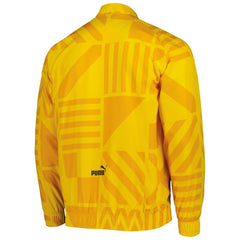 Manchester City Pre-Match Raglan Full-Zip Training Jacket Yellow - Puma outlet
