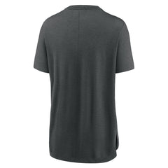 St. Louis Cardinals Nike Women's Authentic Collection Early Work Tri-Blend T-Shirt - Heather Charcoal T-shirts