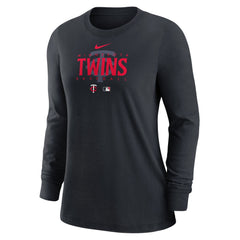 Minnesota Twins Nike Women's Authentic Collection Legend Performance Long Sleeve T-Shirt - T-shirts