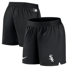 Chicago White Sox Nike Women's Authentic Collection Team Performance Shorts - Black Shorts