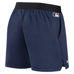 Atlanta Braves Nike Women's Authentic Collection Team Performance Shorts - Navy Shorts