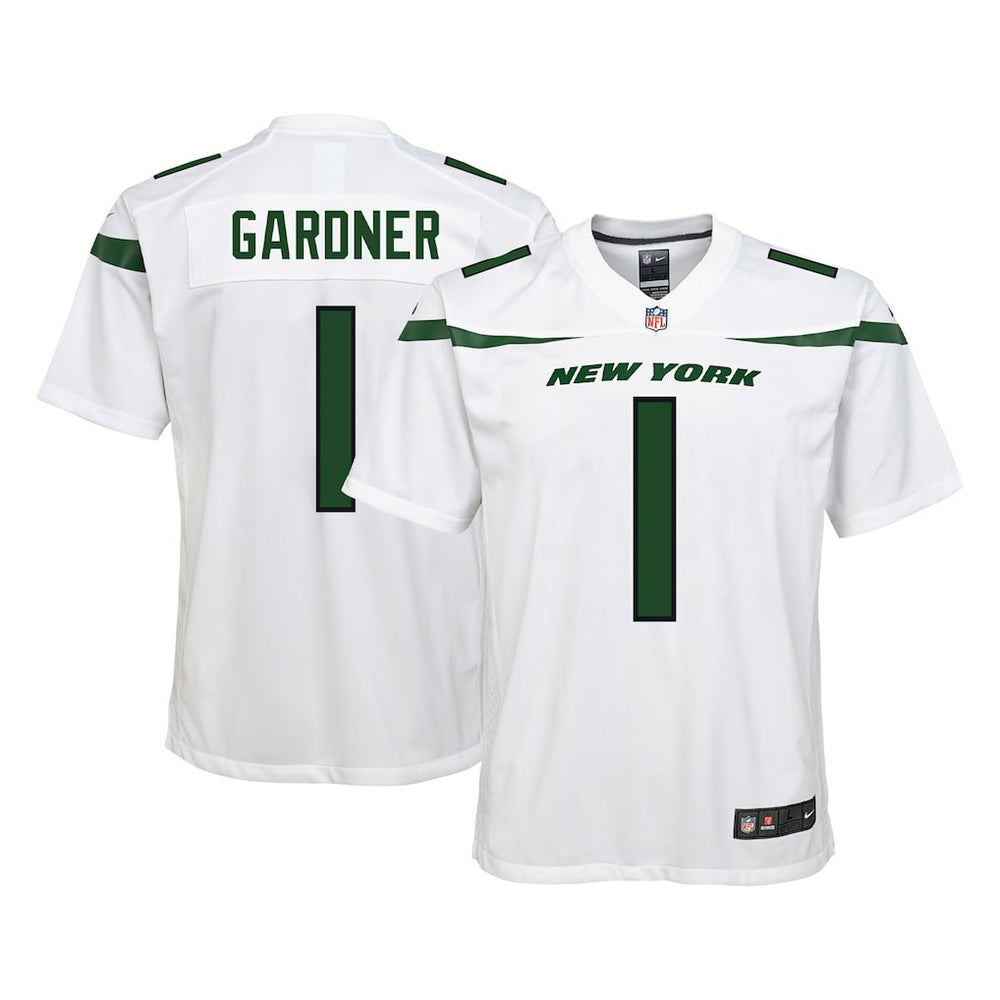 Ahmad Sauce Gardner New York Jets Youth Game Jersey - White Jerseys