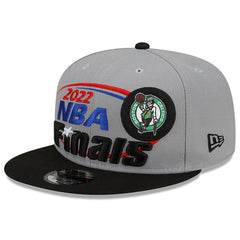 Boston Celtics 2022 Eastern Conference Champions Locker Room 9FIFTY Snapback Adjustable Hat Gray/Black - New Era