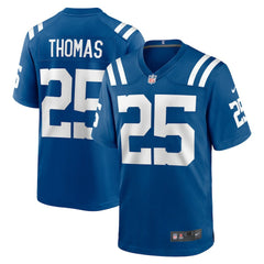 Rodney Thomas Indianapolis Colts Player Game Jersey - Royal Jerseys