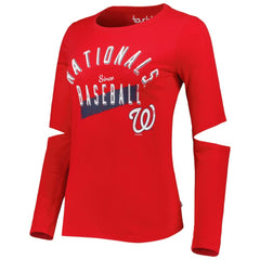Washington Nationals Touch Women's Formation Long Sleeve T-Shirt - Red T-shirts