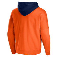 Denver Broncos NFL x Staple Throwback Vintage Wash Pullover Hoodie - Orange Hoodies