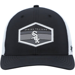 Chicago White Sox '47 Spring Training Burgess Trucker Adjustable Hat - Black/White Hats