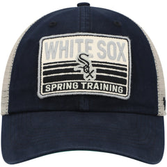 Chicago White Sox '47 Four Stroke Clean Up Trucker Snapback Hat - Black/Tan Hats