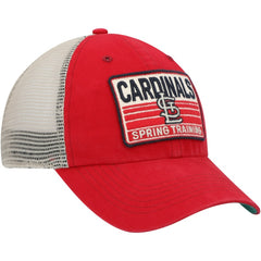 St. Louis Cardinals '47 Four Stroke Clean Up Trucker Snapback Hat - Red/Tan Hats