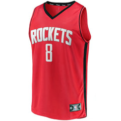 Jae'Sean Tate Houston Rockets Fast Break Replica Jersey Icon Edition Red - Fanatics