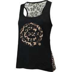 Chicago Cubs Majestic Threads Women's Leopard Tank Top - Black Tanks