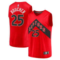 Chris Boucher Toronto Raptors Youth Fast Break Replica Jersey Icon Edition Red - Fanatics