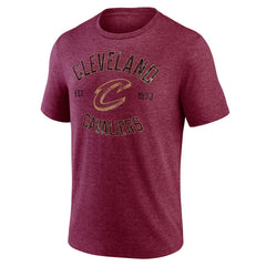Cleveland Cavaliers Heritage Tri-Blend T-Shirt Wine