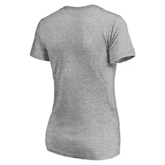 Cleveland Cavaliers Women's Primary Team Logo V-Neck T-Shirt Heathered Gray outlet