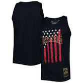 Washington Nationals Mitchell & Ness Cooperstown Collection Stars and Stripes Tank Top - Navy Tanks