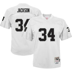 Bo Jackson Las Vegas Raiders Youth 1988 Retired Player Legacy Jersey - White Jerseys