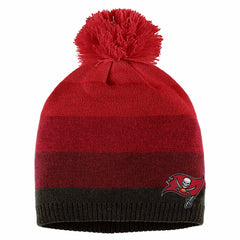 Tampa Bay Buccaneers WEAR by Erin Andrews Women's Ombre Pom Knit Hat and Scarf Set - Red Hats