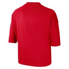 Chicago Bulls Women's Essential Boxy T-Shirt Red - Nike