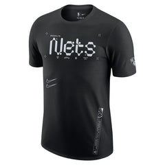 Brooklyn Nets Courtside Air Traffic Control Max90 T-Shirt Black - Nike