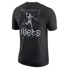 Brooklyn Nets Courtside Air Traffic Control Max90 T-Shirt Black - Nike
