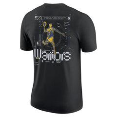 Golden State Warriors Courtside Air Traffic Control Max90 T-Shirt Black - Nike