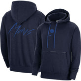 Dallas Mavericks Courtside Versus Flight Pullover Hoodie Heather Navy - Nike outlet