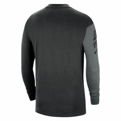 Los Angeles Lakers Courtside Versus Flight MAX90 Long Sleeve T-Shirt Black - Nike