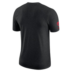 Philadelphia 76ers Courtside Versus Flight Max90 T-Shirt Heather Black - Nike