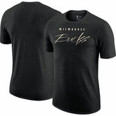 Milwaukee Bucks Courtside Versus Flight Max90 T-Shirt Heather Black - Nike outlet