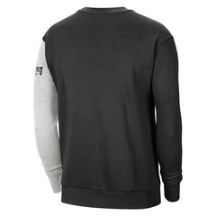 Golden State Warriors Courtside Versus Force & Flight Pullover Sweatshirt Black/Heather Gray - Nike
