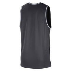 Brooklyn Nets Courtside Versus Force Split DNA Performance Mesh Tank Top Black/Anthracite - Nike