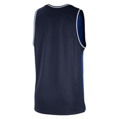 Dallas Mavericks Courtside Versus Force Split DNA Performance Mesh Tank Top Blue/Navy - Nike