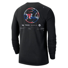 Philadelphia 76ers Essential Air Traffic Control Long Sleeve T-Shirt Black - Nike outlet