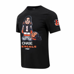 Ja'Marr Chase Cincinnati Bengals Pro Standard Player Avatar Graphic T-Shirt - Black T-shirts